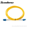 Cable de conexión de puente de fibra óptica de 2.0 mm / 3.0 mm DX SM / MM LC-LC / SC-SC / FC-FC